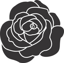 Rose Flower Silhouette 2023011904