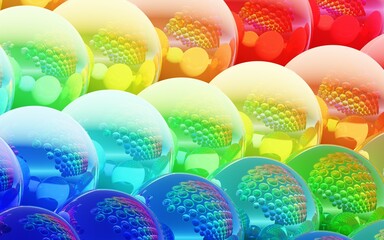Wall Mural - ball rainbow colorful 