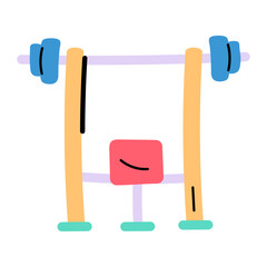 Poster - Exercise Bench 