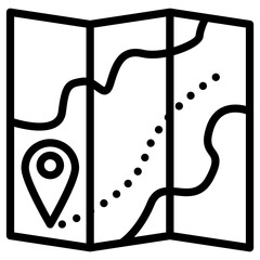 Sticker - maps icon