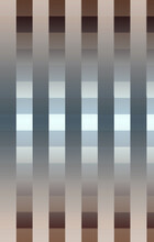 Blends Of Blue Browns And Blue Linear Pattern In Checkered Pattern With Illusion Of 3d Effect On Vertical Background