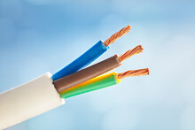 Electric Appliance Cable Twin And Earth, Live, Neutral And Earth Wiring