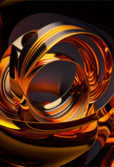 Leinwandbilder - Abstract scene background. Product presentation, mock up. geometric shiny swirl background. Starburst dynamic rings.