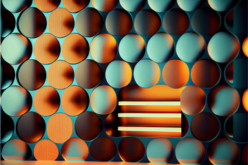 Poster - Minimalism retro style concept. Background pattern for design.