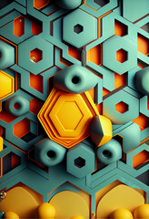 Aufkleber - Minimalism retro style concept. Background pattern for design.