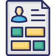 Accounts, biography Vector Icon which can easily modify or edit

