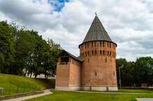 Thunder Tower. Multifaceted Four-tiered Tower. Smolensk Fortress Wall
