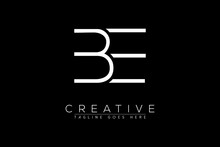 Letter Be, Eb, E, B, Abstract Initial Monogram Letter Alphabet Logo Design