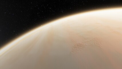 Abstract planets and space background
