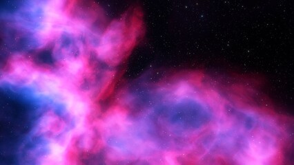nebula gas cloud in deep outer space
