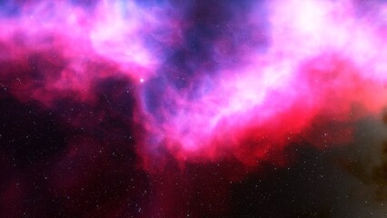 nebula gas cloud in deep outer space
