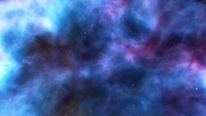 nebula gas cloud in deep outer space
