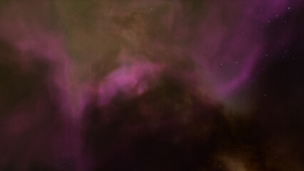 cosmic background with a blue purple nebula and stars