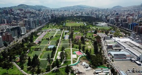 Wall Mural - Aerial view of Carolina Park