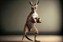 A Boxing Bounding: The Fictional Tale Of A Kangaroo In The Ring, Generative AI