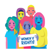 Women S Rights Illustration - Inclusive Design Banner