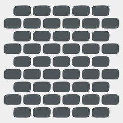 Wall Mural - Masonry brick background quality vector illustration cut