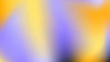 Poster - Colorful gradient background. Yellow, purple, orange wallpaper. Pastel blurred surface. Soft spring lavender color texture. Abstract vector 