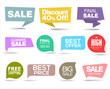 © totallyout - Collection of Modern colorful New note label mark tag
