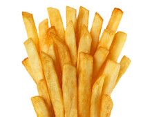 Delicious French Potato Fries Cut Out