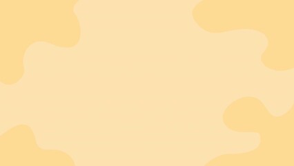 Poster - Animated cozy yellow background. Autumn warmth aesthetic. Summertime. Looped flat color 4K video footage with alpha channel. 2D illustration template animation with copy space for text, image