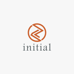 Poster - initial n Letter Logo Design Vector Template in modern and abstract style.