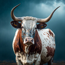 A Texas Bull Generative AI