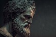 Philosopher Statue By Generative AI
