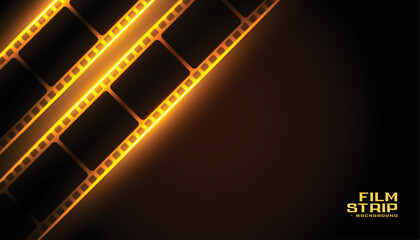 Wall Mural - realistic cinema film strip background for photo studio