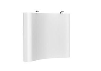 Wall Mural - blank curved exhibition tension fabric display pop up banner stand backdrop for trade show advertisi