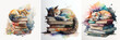 © blindblues - gatto che dorme sui libri