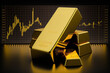 Gold und Goldindex/Börse, ki generated