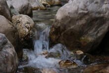 Water Flowing Over Rocks 