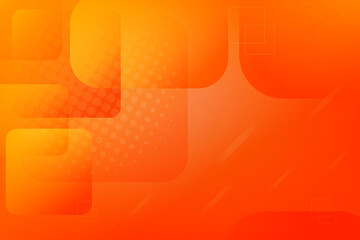 Poster - abstract orange modern design background