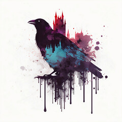 Wall Mural - Raven