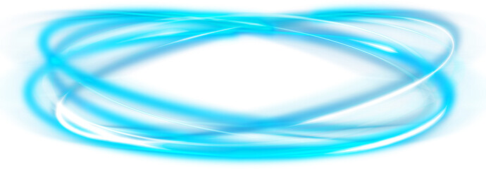 Wall Mural - rotating blue tornado light effect