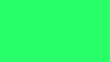 Animation Flame Shine Effects Isolate On Green Screen.