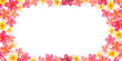 © AnNiStok - Banner frame made of plumeria frangipani garland. Floral design. Hawaiian blossom. Hand-drawn watercolor illustration isolated on white background