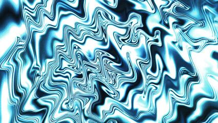 Wall Mural - cool blue holographic holo swirl background