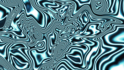 Wall Mural - cool blue holographic holo swirl background