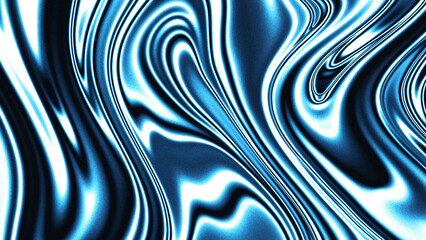 Wall Mural - Cool Blue Holographic Holo Swirl Background