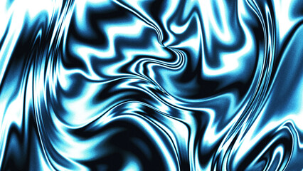 Wall Mural - cool blue holographic holo swirl background