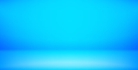 Poster - Blue empty room. Abstract background. Template for design 