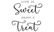 © Sunshine Art - Life Is Sweet Svg, Enjoy A Treat Svg, Cookie Jar Svg, Funny Kitchen Svg, Candy Jar Svg, Funny Cookie Jar Svg, Svg Files for Cricut, Cut File
