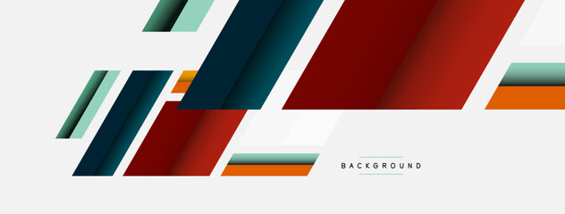 Background. Geometric diagonal square shapes and lines abstract composition. Vector illustration for wallpaper banner background or landing page