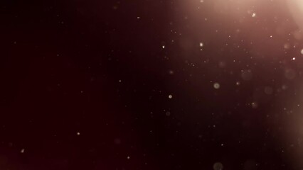 Wall Mural - Abstract background with animation of flying and flickering particles as bokeh of light. Animation of seamless loop.Dust bubbles snow animation.Bokeh Shiny Particles Loop Animation.