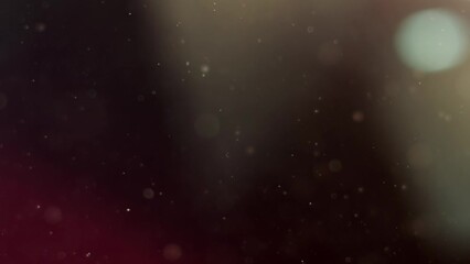 Wall Mural - Abstract background with animation of flying and flickering particles as bokeh of light. Animation of seamless loop.Dust bubbles snow animation.Bokeh Shiny Particles Loop Animation.