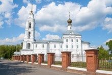 View Of The Cathedral Of The Annunciation Of The Blessed Virgin Mary (1810) On A Sunny August Day. Buy, Kostroma Region. Russia