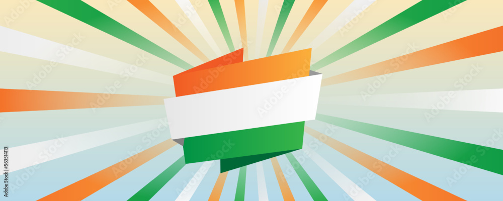 Indian Independence Day Happy Independence day of India. Vector banner ...
