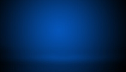 Wall Mural - Abstract background of blue dark background with copy space for text, Abstract blue gradient. 